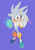 Size: 857x1235 | Tagged: safe, artist:smallpanda, silver the hedgehog, solo