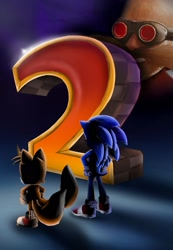 Size: 1104x1600 | Tagged: safe, miles "tails" prower, robotnik, sonic the hedgehog, sonic the hedgehog 2 (2022)