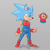 Size: 1024x1024 | Tagged: safe, artist:minimancom, sonic the hedgehog, redesign