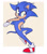 Size: 1024x1152 | Tagged: safe, artist:elegantlyangsty, sonic the hedgehog, running