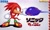 Size: 2500x1500 | Tagged: safe, artist:kayllacat, knuckles the echidna, sonic the hedgehog, sonic the hedgehog 2 (2022), knuckles catches sonic, meme, redraw, sega logo