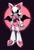 Size: 2500x3684 | Tagged: safe, artist:kjeevass, rouge the bat, black sclera, roboticized, rouge's heart top