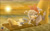 Size: 3098x1936 | Tagged: safe, artist:brodogz, perci the bandicoot, beach, ocean, sunset