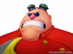 Size: 1742x1272 | Tagged: safe, artist:ratchetmario, robotnik, featured image, goggles, missing accessory, that man sure hates that hedgehog