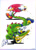 Size: 2078x2885 | Tagged: safe, artist:liris-san, knuckles the echidna, vector the crocodile, knuckles chaotix, duo, mouth hold, ring, ring power