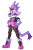 Size: 2712x4087 | Tagged: safe, artist:nexter, blaze the cat, tron bonne, wink