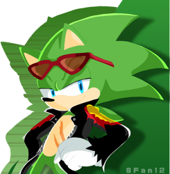 Size: 1600x1634 | Tagged: safe, artist:sfan12, scourge the hedgehog