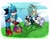 Size: 2000x1548 | Tagged: safe, artist:auntymoira, oc, oc:aggressive the hedgehog, oc:purity the hedgehog, chao, clouds, daytime, dialogue, easter, easter egg