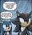 Size: 987x1073 | Tagged: safe, artist:clarissa_arts, shadow the hedgehog, sonic the hedgehog, dialogue, meme, rain