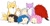 Size: 500x258 | Tagged: artist needed, safe, amy rose, blaze the cat, cream the rabbit, knuckles the echidna, miles "tails" prower, shadow the hedgehog, silver the hedgehog, sonic the hedgehog, literal animal, unreadable signature