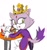 Size: 3524x3749 | Tagged: safe, artist:thenovika, blaze the cat, burger, burger king, soda, solo, whopper