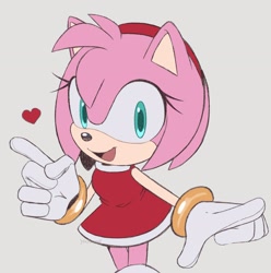 Size: 2496x2517 | Tagged: safe, artist:hikariviny, amy rose, solo