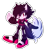 Size: 975x1080 | Tagged: safe, artist:k3llywolfarts, oc, oc:shelly the jackal, jackal, black gloves, black shoes, fingerless gloves, frown, gloves, hair over one eye, jacket, outline, red eyes, shoes, shorts, simple background, socks, solo, standing, transparent background, waving