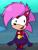 Size: 600x800 | Tagged: safe, artist:theeyzmaster, sonia the hedgehog, hedgehog, sonic underground, dress, female, jewelry, necklace, solo