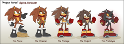 Size: 2800x1000 | Tagged: safe, artist:cylent-nite, oc, oc:olgilvie parlouzer, hedgehog, au:sonic expanse, character sheet, male, solo