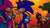 Size: 1280x720 | Tagged: safe, artist:jennsterjay, espio the chameleon, knuckles the echidna, shadow the hedgehog, sonic the hedgehog, echidna, hedgehog, lizard, chameleon, gay, group, knuxadow, male, shipping, sonespio