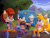 Size: 1280x960 | Tagged: safe, artist:dariidraws, miles "tails" prower, sally acorn, sonic the hedgehog, chipmunk, fox, hedgehog, redraw, satam, trio