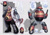 Size: 1073x745 | Tagged: safe, artist:loupgarou, robotnik, sonic cranked, badnik, cyborg, duo, redesign