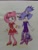 Size: 1224x1632 | Tagged: safe, artist:superfoxyhedgehog, amy rose, blaze the cat, cat, hedgehog, 2020, amy x blaze, cute, dress, female, females only, holding hands, lesbian, looking at each other, shipping, traditional media