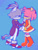 Size: 540x715 | Tagged: safe, artist:gayblaze, amy rose, blaze the cat, cat, hedgehog, 2017, amy x blaze, amy's halterneck dress, blaze's tailcoat, cute, eyes closed, female, females only, hand on cheeks, holding hands, lesbian, shipping