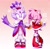 Size: 1228x1195 | Tagged: safe, artist:wereshoes, amy rose, blaze the cat, cat, hedgehog, 2017, amy x blaze, amy's halterneck dress, blaze's tailcoat, blushing, crown, cute, eyes closed, female, females only, flowers, holding hands, lesbian, shipping