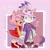 Size: 1000x1000 | Tagged: safe, artist:low_motivationn, amy rose, blaze the cat, cat, hedgehog, 2023, amy x blaze, amy's halterneck dress, blaze's tailcoat, cute, eyes closed, female, females only, hearts, holding hands, lesbian, mouth open, shipping