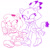 Size: 540x531 | Tagged: safe, artist:gaysilver, amy rose, blaze the cat, cat, hedgehog, 2016, amy x blaze, cute, date, female, females only, holding hands, ice cream, lesbian, looking at each other, shipping, sketch