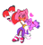 Size: 1299x1352 | Tagged: safe, artist:neomittens, amy rose, blaze the cat, cat, hedgehog, 2022, amy x blaze, amy's halterneck dress, blaze's tailcoat, cute, female, females only, hands on shoulders, heart, lesbian, shipping