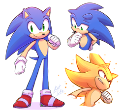 Size: 900x813 | Tagged: safe, artist:ketlike, sonic the hedgehog, super sonic, super form