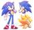 Size: 900x813 | Tagged: safe, artist:ketlike, sonic the hedgehog, super sonic, super form