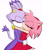 Size: 2304x2656 | Tagged: safe, artist:twilishady, amy rose, blaze the cat, cat, hedgehog, 2015, amy x blaze, amy's halterneck dress, blaze's tailcoat, blushing, cute, eyes closed, female, females only, hugging, kiss, lesbian, shipping