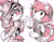 Size: 3185x2480 | Tagged: safe, artist:toryex2, amy rose, blaze the cat, nimue, cat, hedgehog, sonic and the black knight, 2021, amy x blaze, female, females only, knight armor, lesbian, looking at viewer, shipping, sir percival