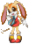 Size: 411x628 | Tagged: safe, artist:g-blue16, cream the rabbit, rabbit, 2010, character name, child, clenched fist, creamabetes, cute, english text, female, looking at viewer, mouth open, simple background, solo, standing, transparent background