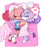 Size: 1044x1218 | Tagged: safe, artist:heartludwig, amy rose, blaze the cat, cat, hedgehog, 2023, amy x blaze, cuddling, cute, female, females only, holding each other, lesbian, shipping, sleeping, socks