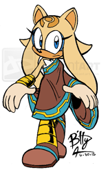 Size: 347x552 | Tagged: safe, artist:ninjahaku21, gold the tenrec, tenrec, blue eyes, deviantart watermark, english text, pk mark, signature, solo, white background