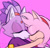 Size: 487x471 | Tagged: safe, artist:sonicshank, amy rose, blaze the cat, cat, 2018, amy x blaze, amy's halterneck dress, blaze's tailcoat, cuddling, cute, eyes closed, female, females only, hdegehog, hugging, lesbian, shipping, sleeping