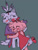 Size: 540x704 | Tagged: safe, artist:theserlingjewishcupcake, amy rose, blaze the cat, cat, hedgehog, 2022, amy x blaze, blushing, cute, eyes closed, female, females only, hugging, lesbian, shipping