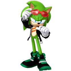 Size: 2500x2500 | Tagged: safe, artist:nibroc-rock, scourge the hedgehog, hedgehog, 3d