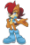 Size: 738x1082 | Tagged: safe, artist:drawloverlala, sally acorn, chipmunk, archie sonic online, blue eyes, boots, brown fur, female, vest