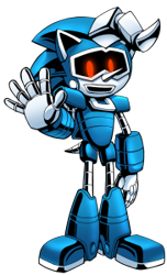 Size: 182x300 | Tagged: safe, artist:drawloverlala, jules hedgehog, hedgehog, archie sonic online, male, robot