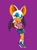 Size: 623x838 | Tagged: safe, artist:footman, rouge the bat, alternate outfit, shorts, tank top