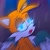 Size: 1125x1125 | Tagged: safe, miles "tails" prower, fox, edit, glowing eyes, icon, lidded eyes, looking back at viewer, male, motion blur, rain, screenshot, solo, there's something about amy