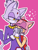 Size: 1200x1600 | Tagged: safe, artist:crypticalien, amy rose, blaze the cat, cat, hedgehog, 2019, amy x blaze, amy's halterneck dress, blaze's tailcoat, cute, eyes closed, female, females only, hearts, holding hands, lesbian, looking at them, shipping