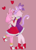 Size: 800x1100 | Tagged: safe, artist:symse, amy rose, blaze the cat, cat, hedgehog, 2018, amy x blaze, amy's halterneck dress, blaze's tailcoat, cute, female, females only, hand on back, hand on cheek, hearts, kiss on cheek, lesbian, shipping