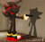 Size: 1140x1080 | Tagged: safe, artist:underworldcircle, shadow the hedgehog, gun, shadow (lighting)