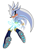 Size: 1709x2406 | Tagged: safe, artist:siggiedraws, silver the hedgehog