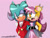 Size: 1280x960 | Tagged: safe, artist:animepianistgirl, breezie the hedgehog, mina mongoose