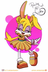 Size: 2050x3048 | Tagged: safe, artist:peachyowlart, bunnie rabbot, lanolin the sheep, outfit swap