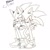 Size: 839x839 | Tagged: safe, artist:chilidog_16, shadow the hedgehog, sonic the hedgehog, arm around shoulders, duo, korean text, line art, sketch