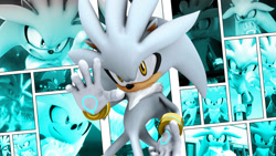 Size: 1192x670 | Tagged: safe, editor:scott910, silver the hedgehog, hedgehog, male, solo, wallpaper, youtube link in description